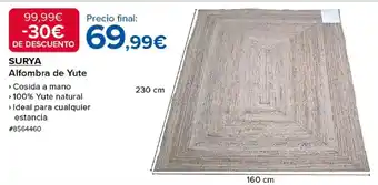 Costco SURYA Alfombra de Yute oferta