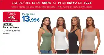 Costco JEZEBEL Pack de 3 tops oferta