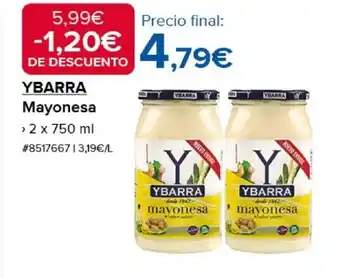 Costco YBARRA mayonesa oferta