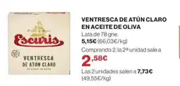 Supercor Ventresca de atún claro en aceite de oliva oferta