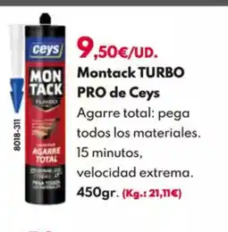 BricoCentro MONTACK Turbo pro de ceys oferta