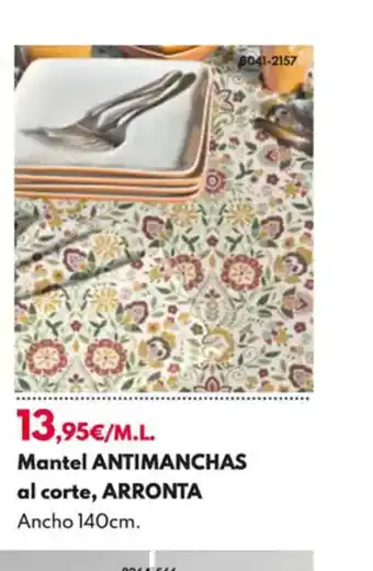 BricoCentro Mantel antimanchas al corte, arronta oferta