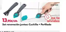 BricoCentro Set renovación juntas: Cuchilla + Perfilado oferta