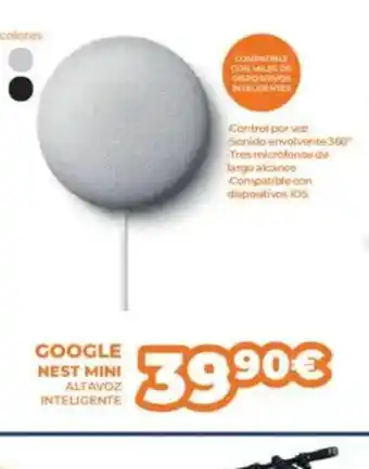 Pascual Martí GOOGLE Nest mini altavoz inteligente oferta