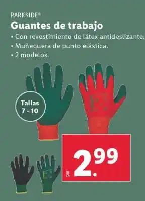 Lidl GUANTES DE TRABAJO oferta