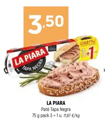 Coviran LA PIARA Paté Tapa Negra oferta