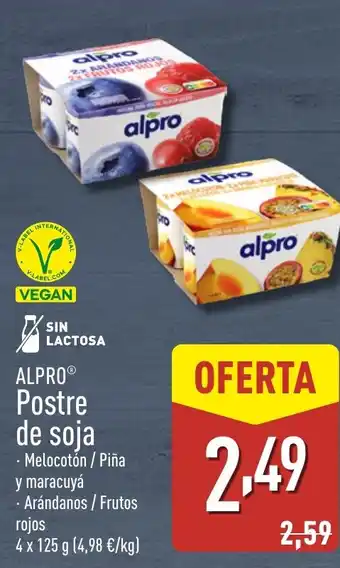 ALDI ALPRO® Postre de soja oferta
