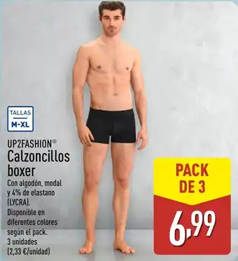 ALDI UP2FASHION Calzoncillos boxer oferta