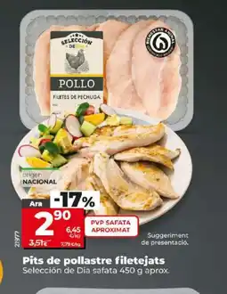 Dia Pits de pollastre filetejats oferta