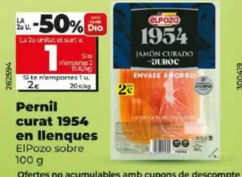Dia Pernil curat 1954 en llenques oferta