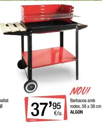 BonpreuEsclat ALGON Barbacoa amb rodes oferta