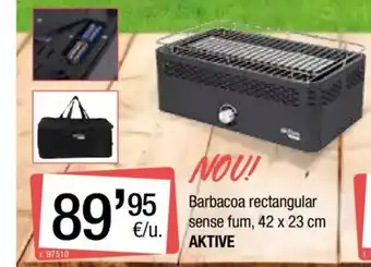 BonpreuEsclat AKTIVE Barbacoa rectangular sense fum oferta