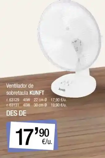 BonpreuEsclat Ventilador de sobretaula oferta