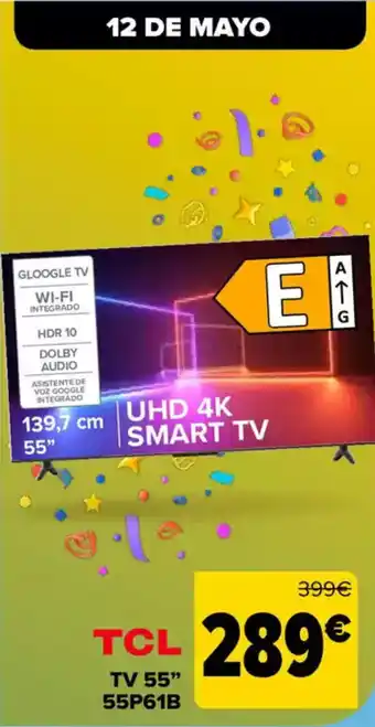 Carrefour TLC TV 55" 55P61B oferta