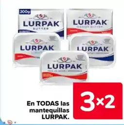 Carrefour LURPAK En todas las mantequillas oferta