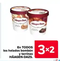 Carrefour HÄAGEN-DAZS En todos los helados bombón y tarrinas oferta