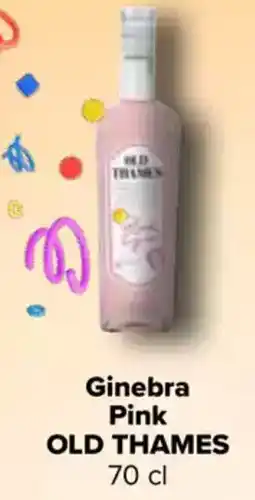 Carrefour OLD THAMES Ginebra Pink oferta