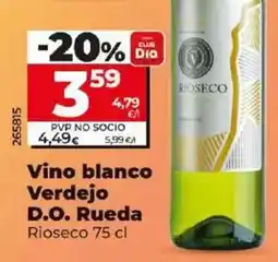 Dia Rioseco - vino blanco verdejo d.o. rueda oferta