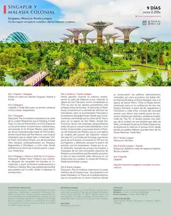 Catai Singapur y malasia colonial oferta