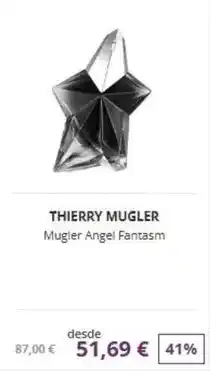 Dana Perfumerías Thierry mugler - mugler angel fantasm oferta