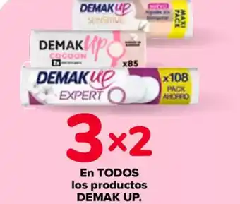 Carrefour DEMAK UP En todos los productos oferta