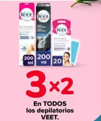 Carrefour VEET En todos los depilatorios oferta