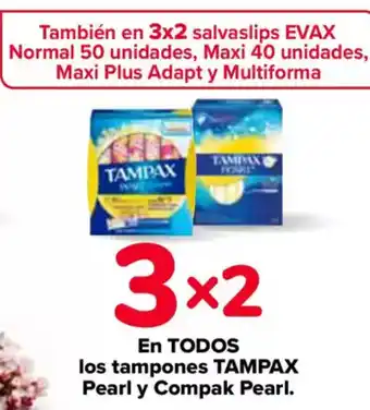 Carrefour En todos los tampones pearl y compak pearl oferta