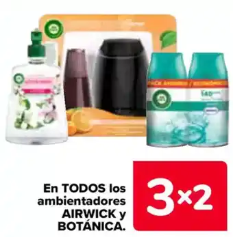 Carrefour AIRWICK y BOTÁNICA En todos los ambientadores oferta