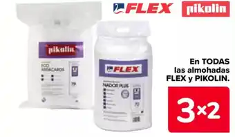 Carrefour FLEX y PIKOLIN En todas las almohadas oferta
