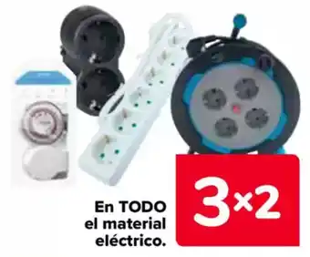 Carrefour En todo el material eléctrico. oferta