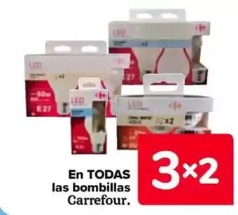 Carrefour En todas las bombillas carrefour. oferta