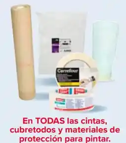 Carrefour En todas las cintas, cubretodos y materiales de protección para pintar. oferta