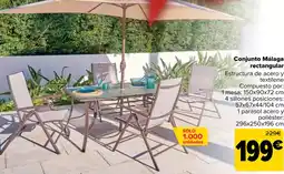 Carrefour Conjunto Málaga rectangular oferta