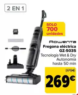 Carrefour ROWENTA Fregona eléctrica GZ-5035 oferta