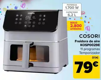 Carrefour COSORI Freidora de aire KOSP0029E oferta