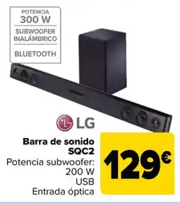 Carrefour LG Barra de sonido SQC2 oferta