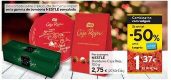 Caprabo Bombones nestlé oferta