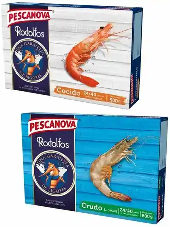 Unide Supermercados Langostino crudo o cocido extra 24/40 pescanova, 800 g oferta