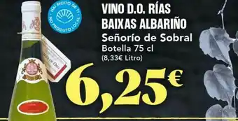 Gadis Vino rias baixas albariño señorio de sobral oferta