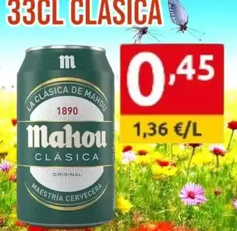 Supermercados Extremadura Mahou - cervecelar clasica oferta