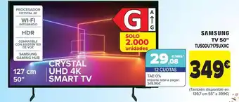 Carrefour Samsung - tv 50 50ut81006la oferta