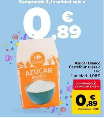 Carrefour Carrefour - azúcar blanco classic oferta
