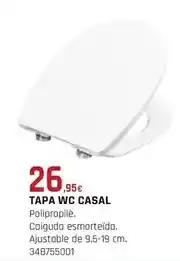 Fes Més Tapa wc casal oferta