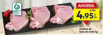 FROIZ Chuletas de lomo de cerdo oferta