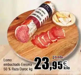 FROIZ Lomo embuchado Eresma 50 % Raza Duroc oferta