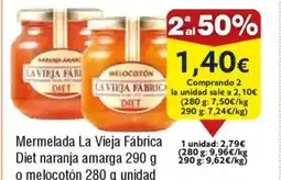 FROIZ Mermelada La Vieja Fábrica Diet naranja amarga oferta
