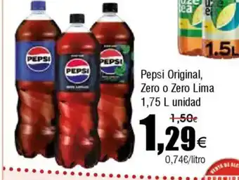 FROIZ PEPSI Original, Zero o Zero Lima oferta