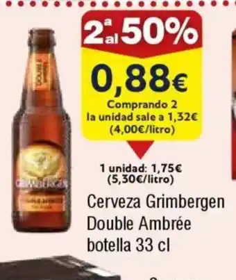 FROIZ Cerveza Grimbergen Double Ambrée oferta