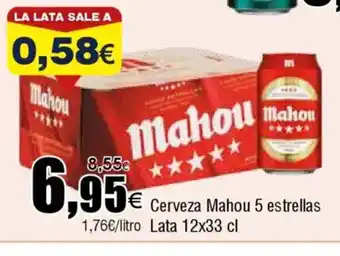 FROIZ MAHOU 5 ESTRELLAS Cerveza oferta