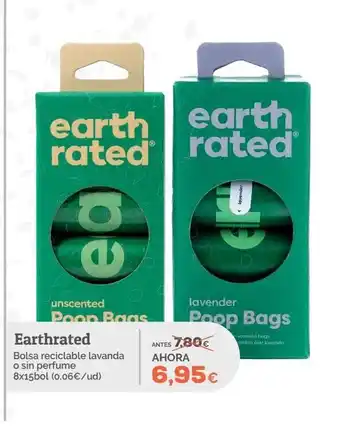 Supermercados MAS EARTHRATED Bolsa reciclable lavanda oferta
